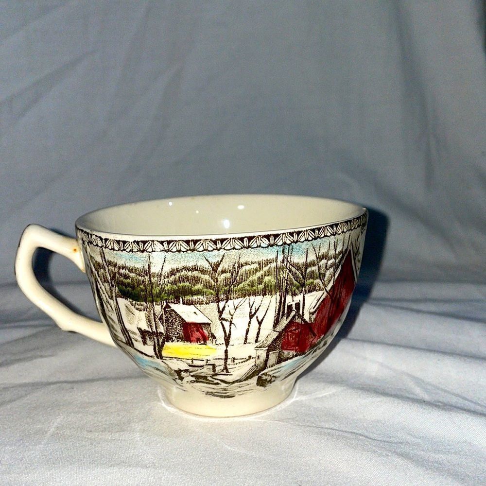 One tea cup the friendly Village by Johnson brothers